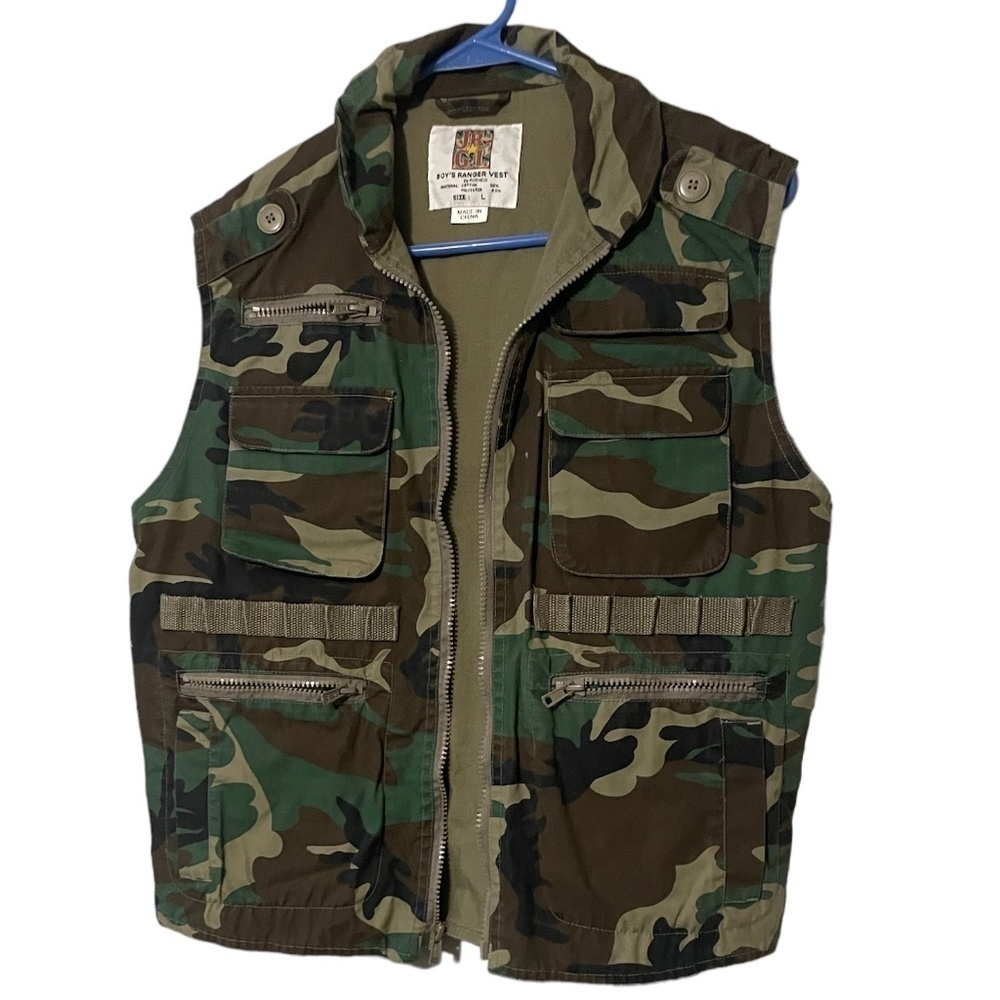 Rothco Boys ranger Vest‎ Camouflage Large